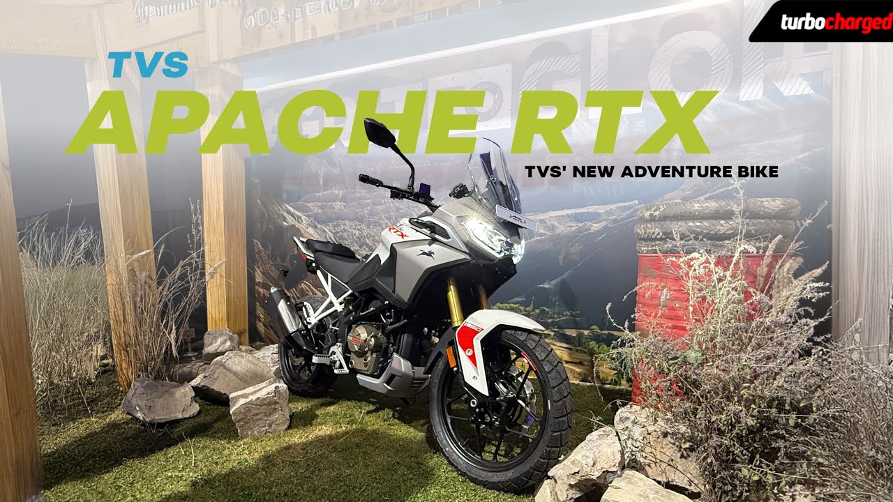 TVS Apache RTX 2025 года | Первый взгляд | С турбонаддувом