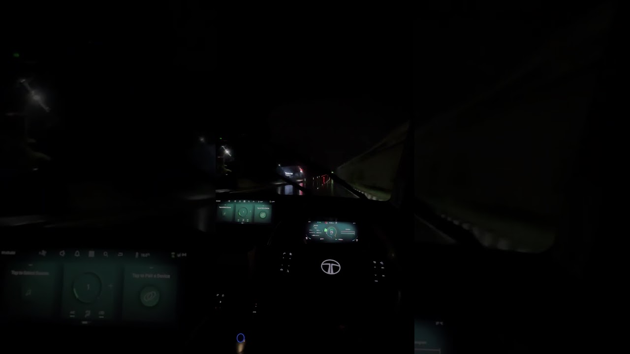 TATA PUNCH EV / NEXON EV POV NIGHT DRIVE INTERIOR #automayo #punchev #tatapunchev #tatanexonev