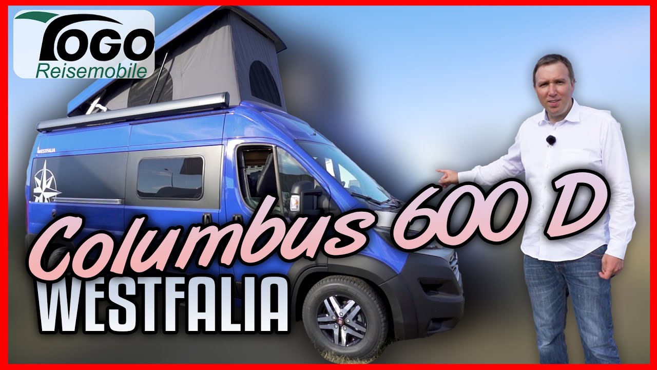 🚀 WESTFALIA COLUMBUS 600 D | 4 Personen, Fußbodenheizung, Aufstelldach |  2021 | TOGO REISEMOBILE