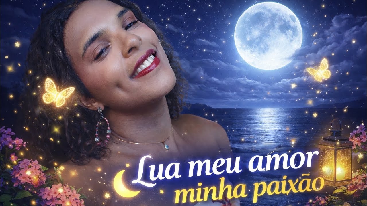 🌙 “Lua meu amor minha paixão” 🌙 #musica #amor #romantic 