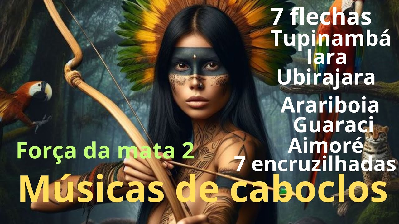 MÚSICAS DE CABOCLOS DA MATA  CANTOS SAGRADAS DA MATA. (PART 2