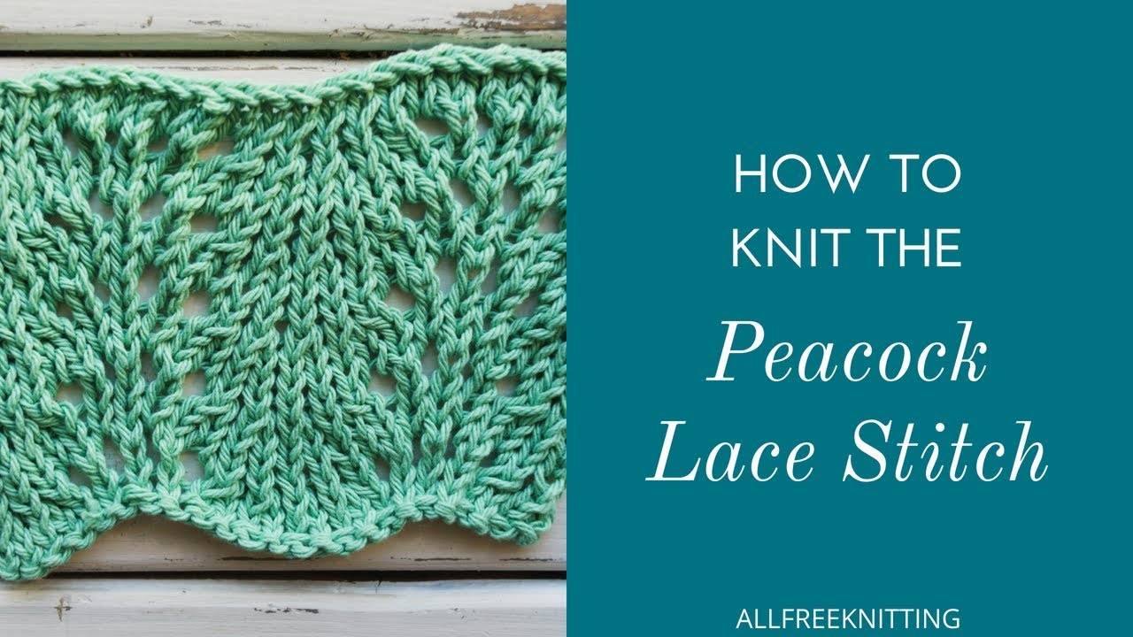 How to Knit the Peacock Stitch