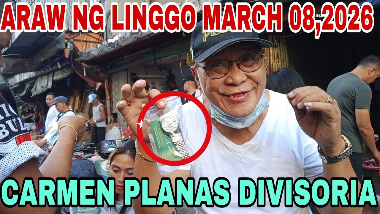 MGA LATAGAN NGAYONG LINGGO MARCH 08,2026 SA BURAOTAN CARMEN PLANAS DIVISORIA 
