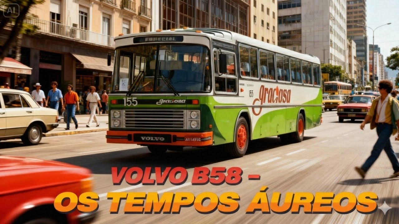  O REVOLUCIONÁRIO: Volvo B58  o Carro 155 da Viação Graciosa que Redefiniu as Viagens no Brasil