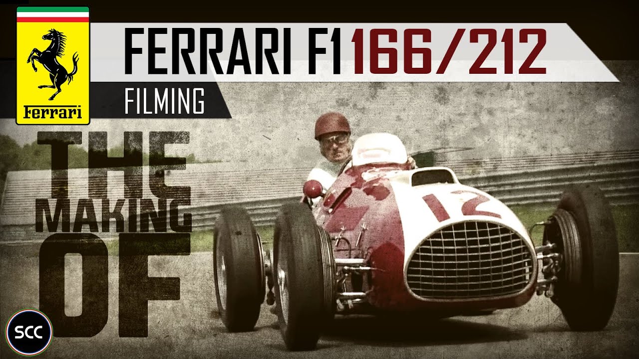 FERRARI 166 212 F1 - The Making of - Classic Loud racing V12 sound - Fly by Acceleration | SCC TV