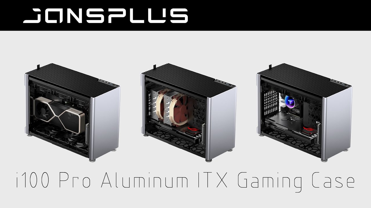 Jonsplus i100pro Aluminum ITX Gaming PC Case