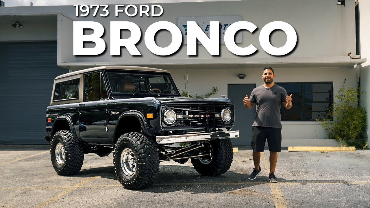Реставрация Ford Bronco 1973 года, рестомод с двигателем 408 Stroker