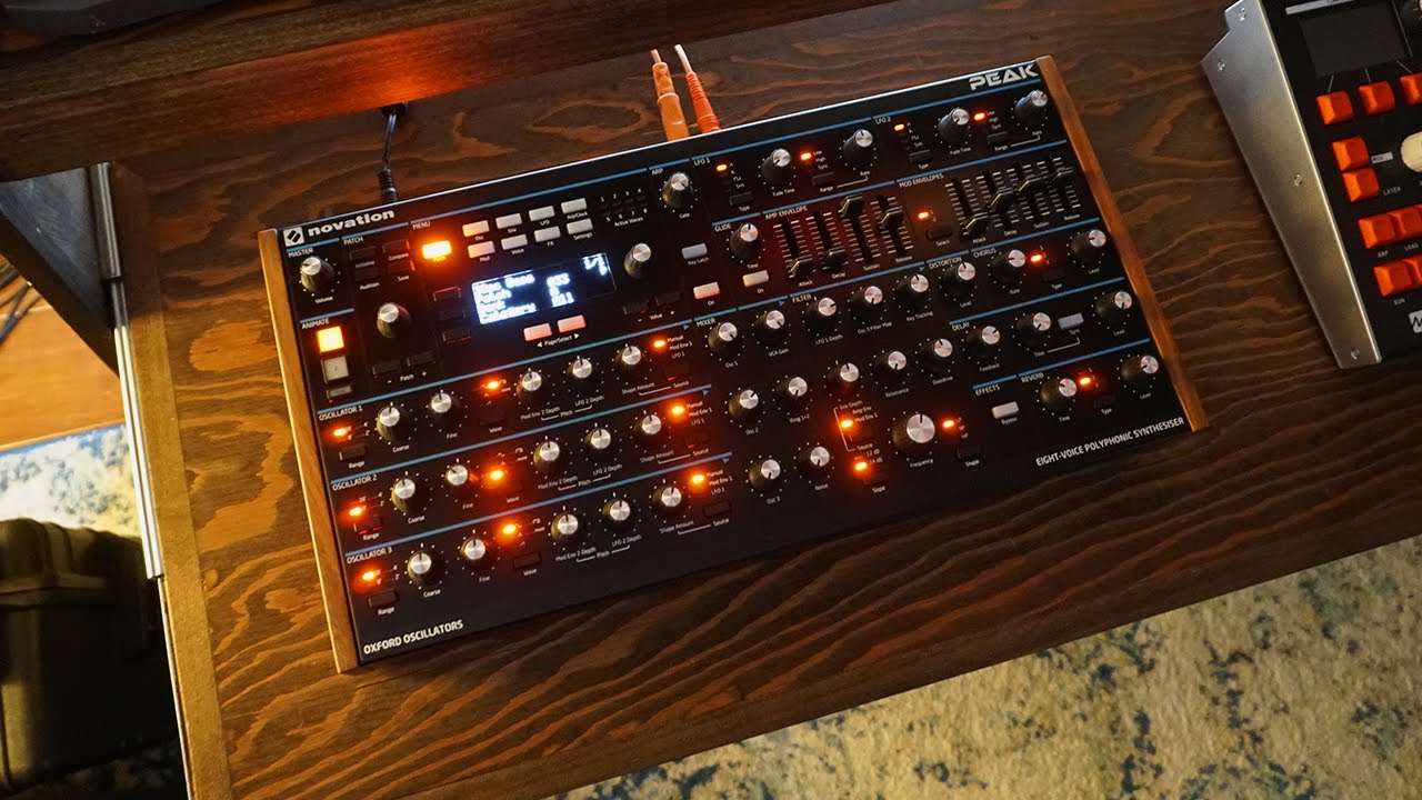 How To Make A Burial Reese Bass // Novation Peak