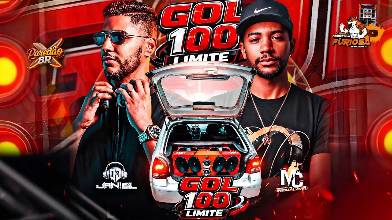 CD AO VIVO GOL 100 LIMITE REPERTÓRIO EXCLUSIVO DJ JANIEL E MC INIGUALÁVEL 
