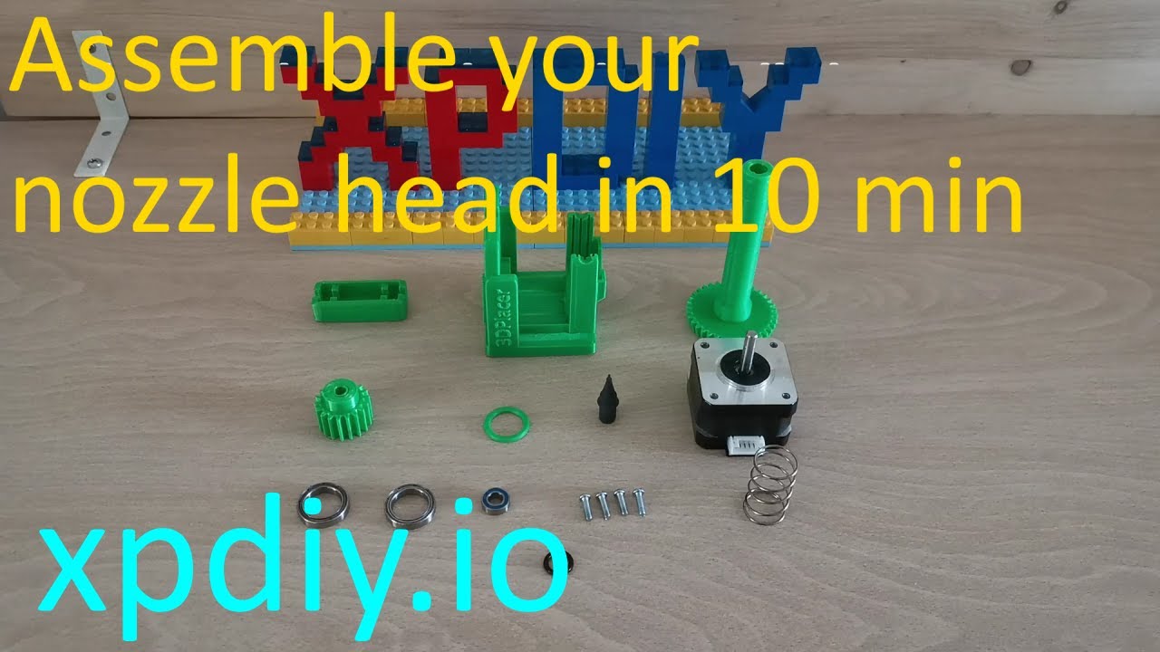 3D printer to pick and place part 11 - create your nozzle head (in 10 minutes)