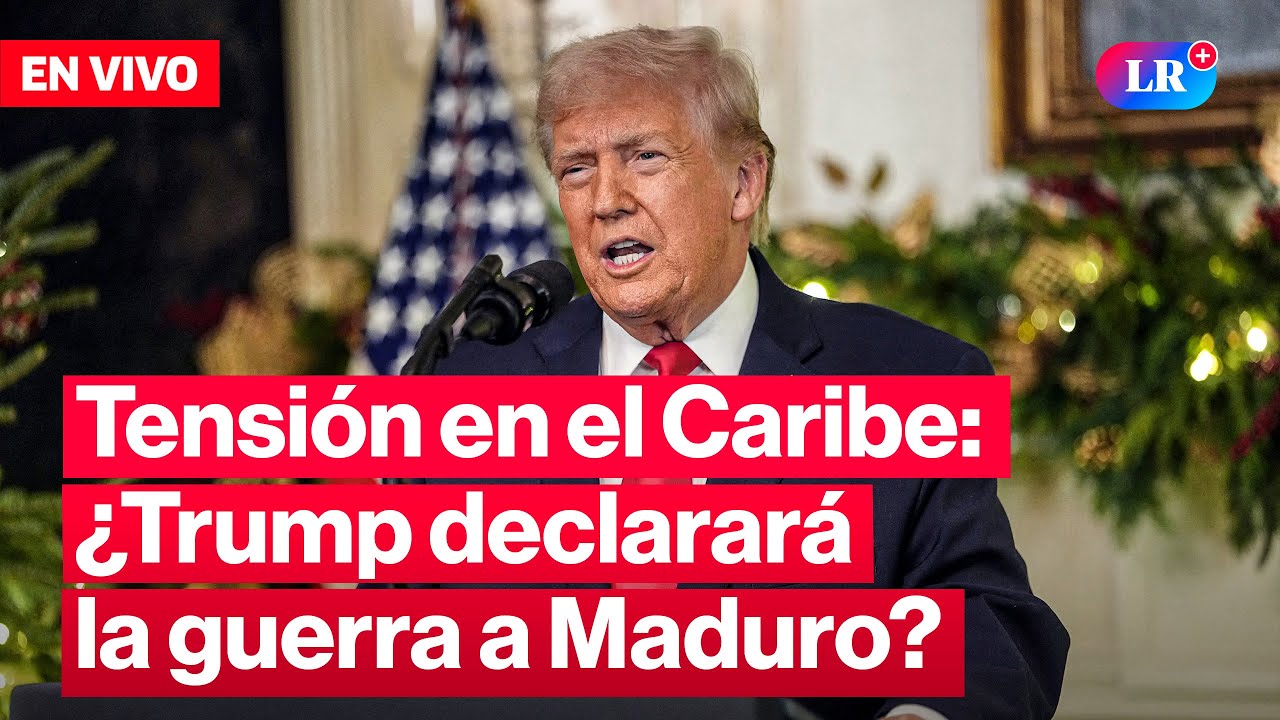 🔴 CONFERENCIA DE TRUMP EN VIVO: &iquest;Le declarar&aacute; la guerra a Venezuela? #lr
