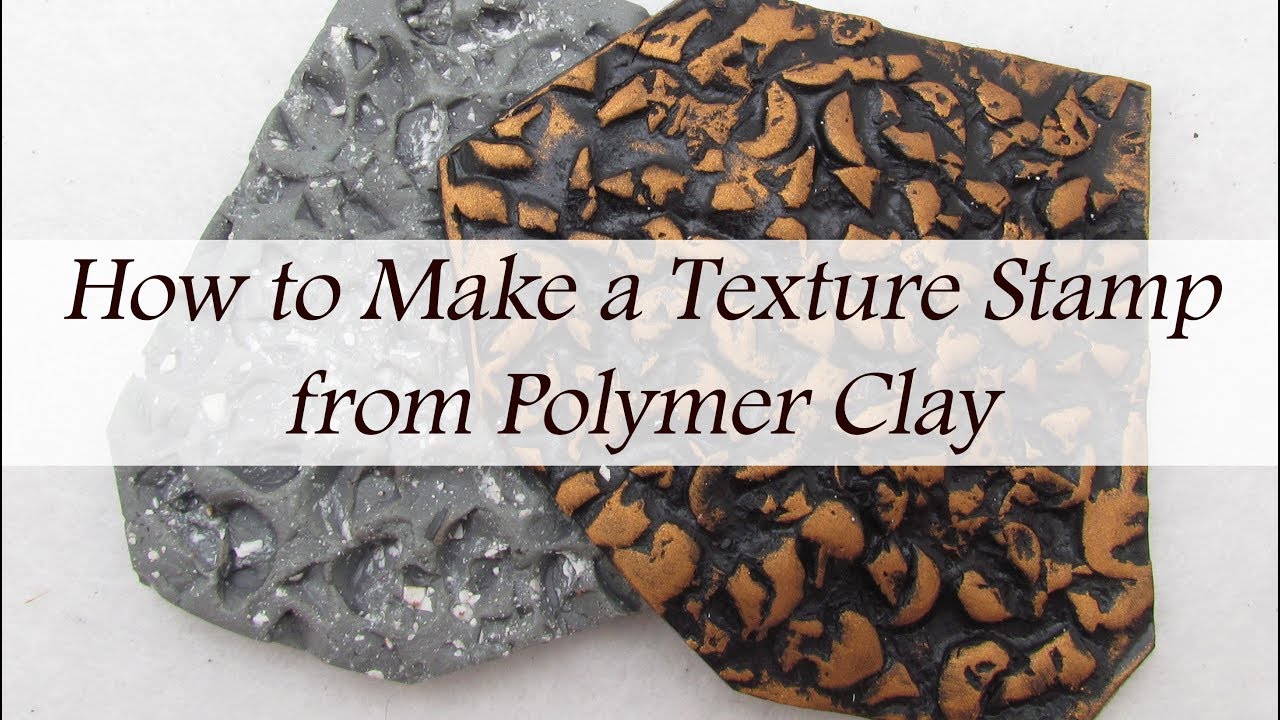 Polymer Clay Scrap Technique: Make Your Own Pebble Texture Stamp