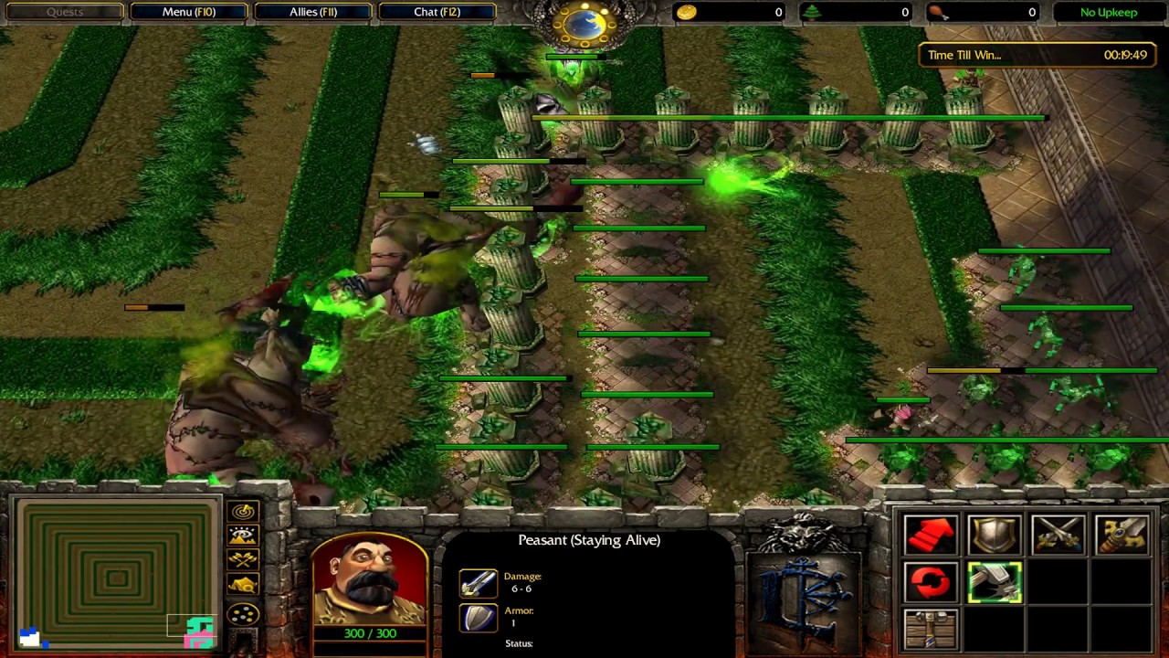 Warcraft 3 Stay Alive Walkthrough