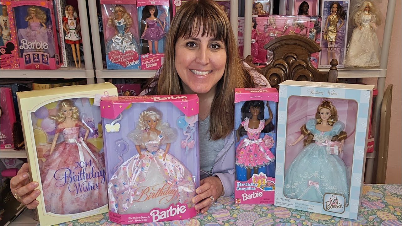 Barbie Birthday Dolls- Opening 4 Dolls