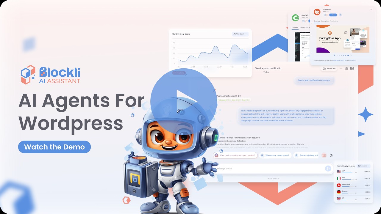 Turn Your WordPress Site Into an AI Agent System (Blockli Assistant Demo)