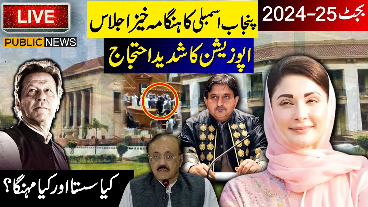 LIVE | Budget 2024-25 | Punjab Assembly Session | Punjab Budget 2024 | Public TV