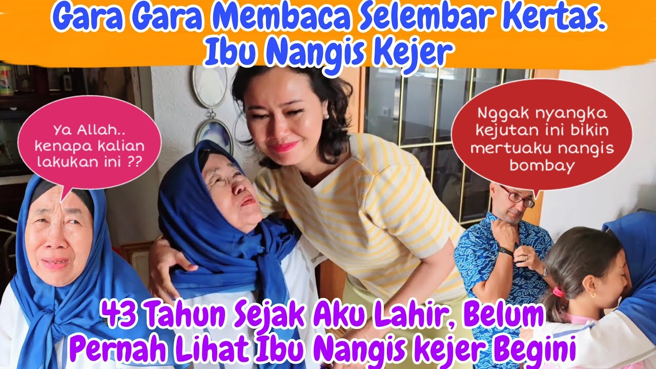 Ibu Menangis Tersedu Sedu Setelah Membaca Selembar Kertas Ini