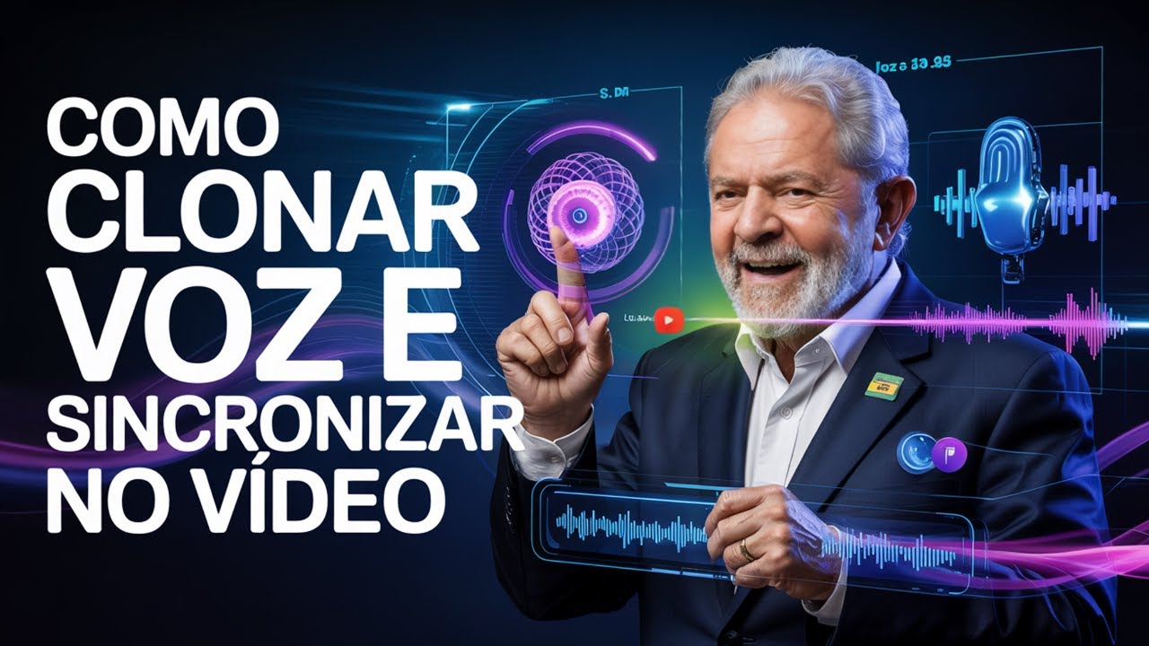 Como clonar voz e sincronizar no vídeo GRATÍS