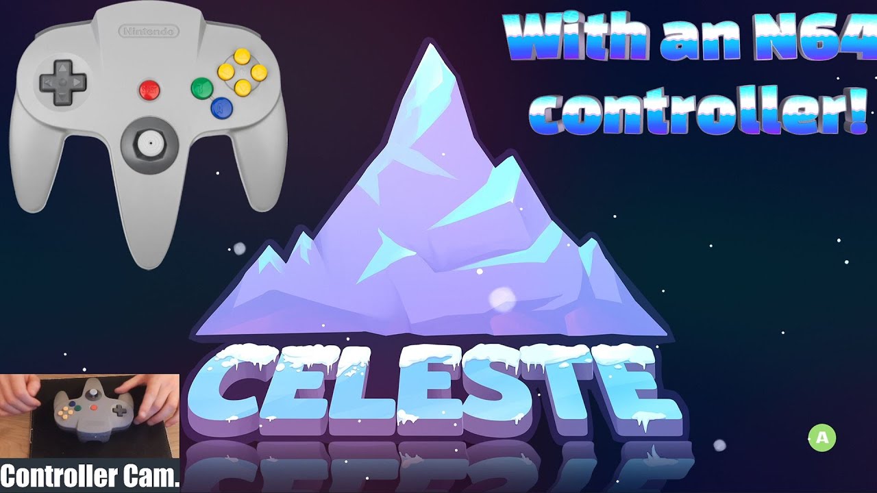 The 2D prequal to Celeste64 with an N64 controller (Celeste)