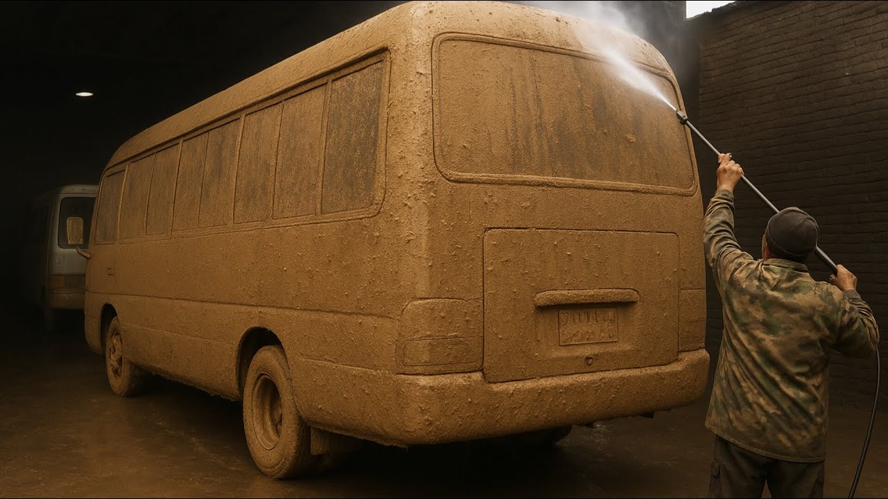 DIRTIEST Truck Cleaning EVER with High Pressure Washer – So Satisfying!