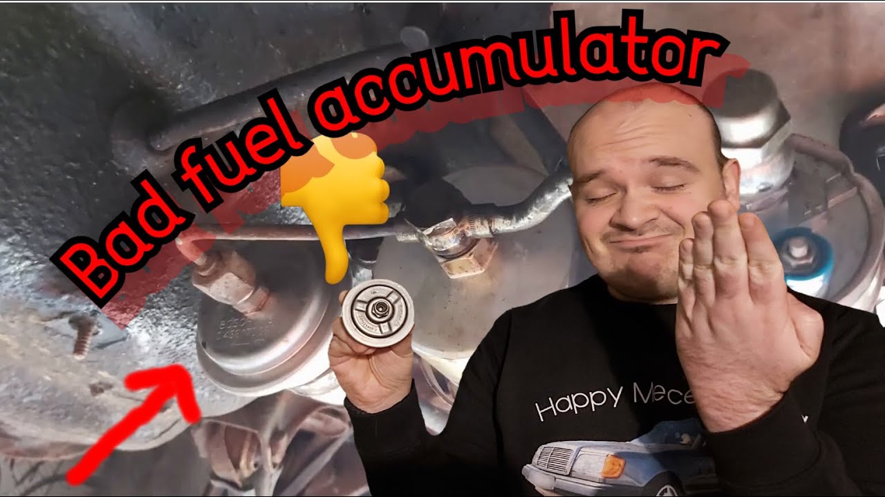 Mercedes KE-Jetronic - Bad fuel accumulator (Ref. numb. in the description)