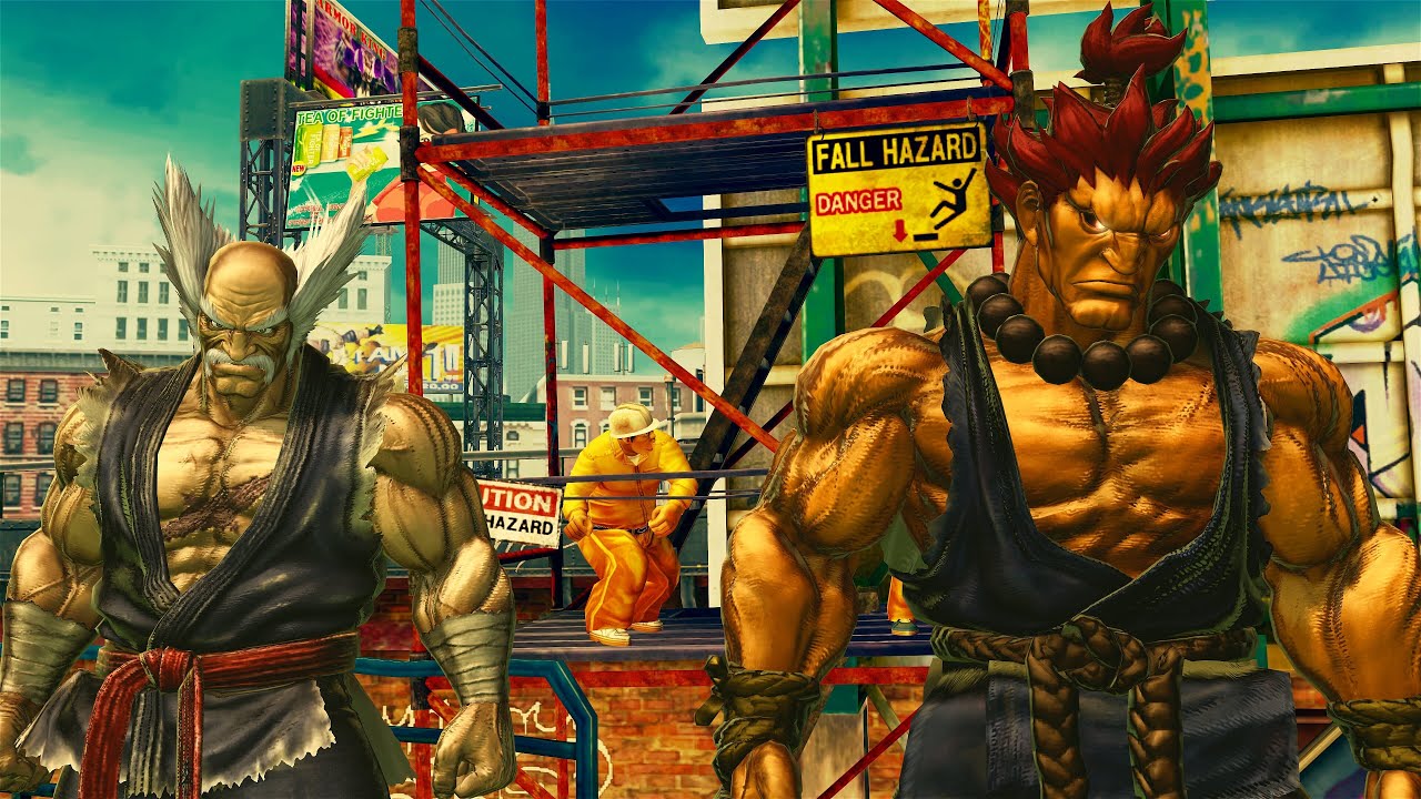Street Fighter X Tekken Playthrough - Heihachi and Akuma (Team Blood Rivals!)