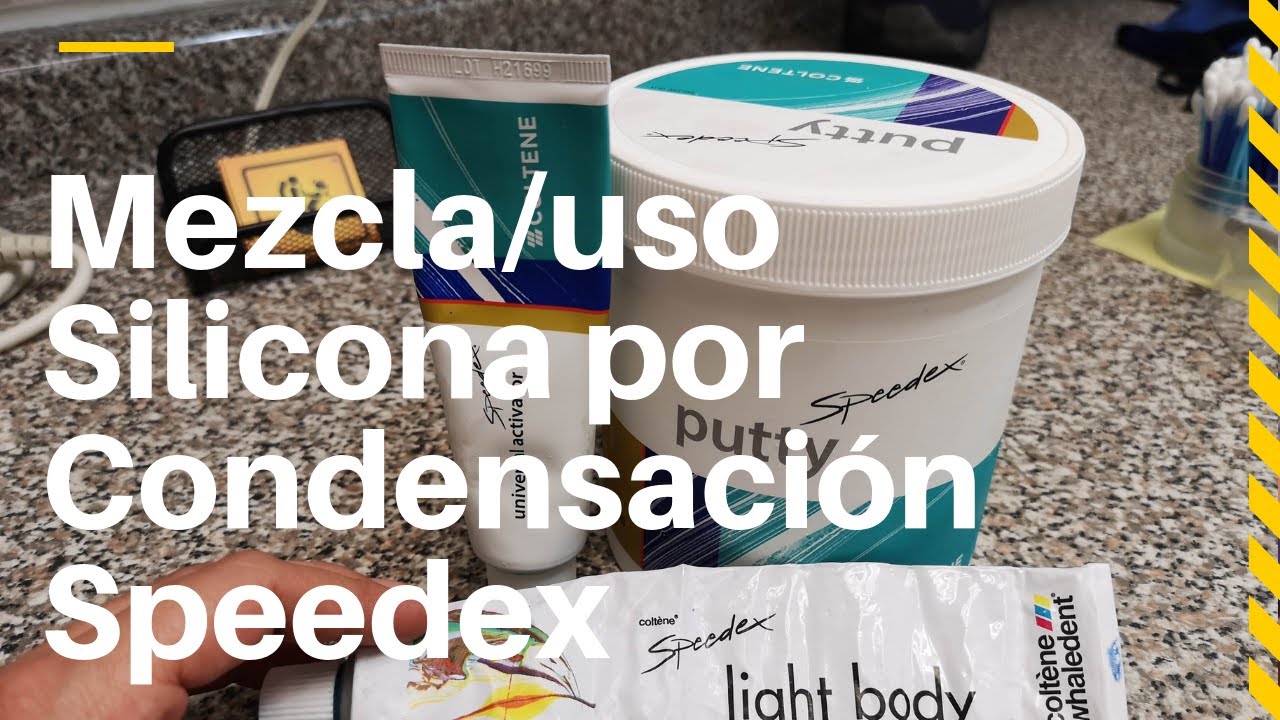 MEZCLA y USO 👅Silicona por Condensación #Speedex #MaterialesDentales
