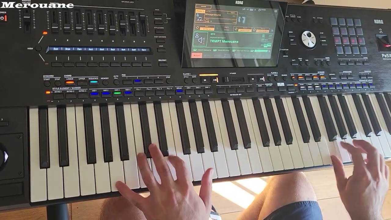 Korg PA5X test Samir Sadaoui