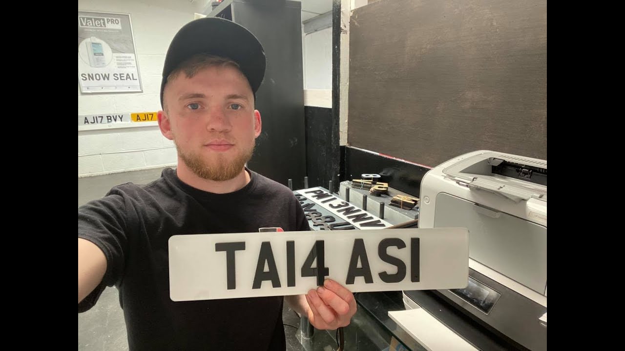 I BOUGHT A NUMBER PLATE BUSINESS!