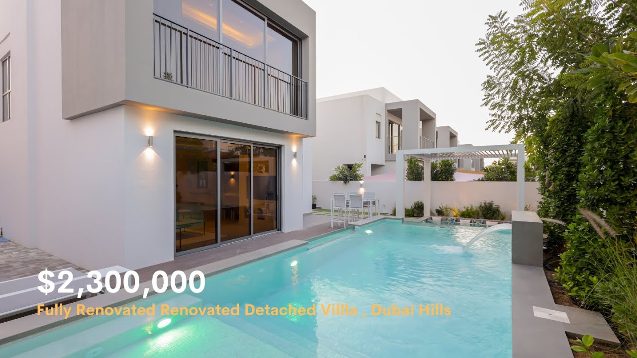 Inside a $2,300,000 Fully Renovated & Customised Dubai Hills Standalone Villa