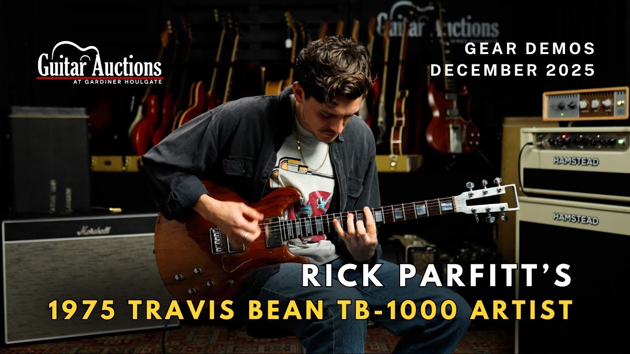 Rick Parfitt's 1975 Travis Bean TB-1000 Artist | December 2025 Gear Demo | Guitar Auctions at GH