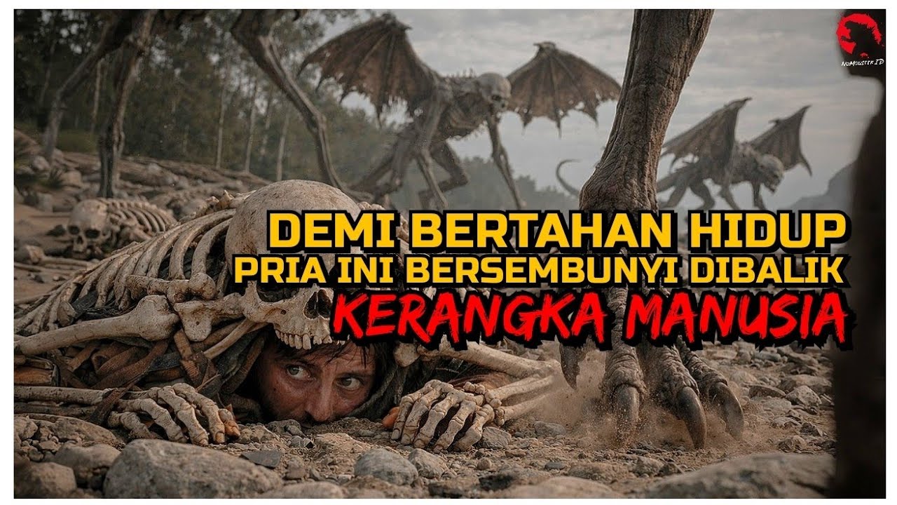 BERSEMBUNYI DIBALIK KERANGKA MANUSIA DEMI MENGHINDARI KEMATIAN | ALUR CERITA