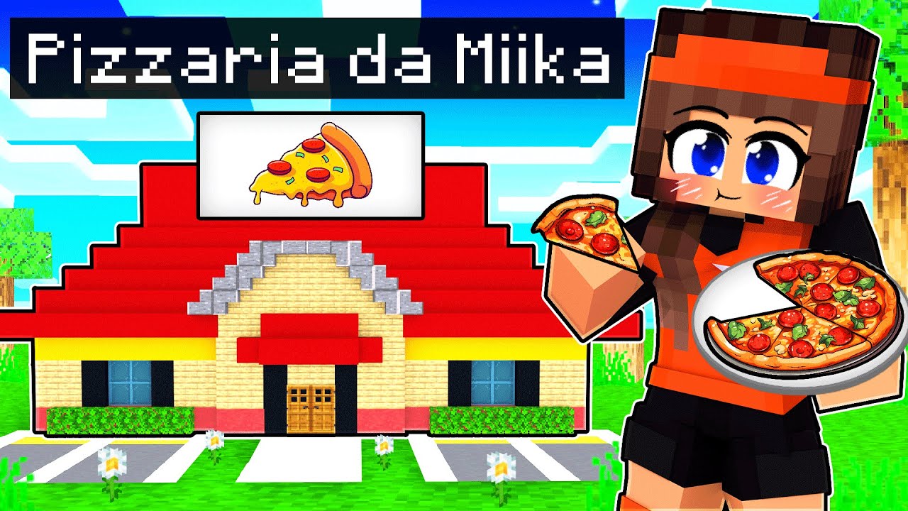 MIIKA ABRIU a própria PIZZARIA no Minecraft ◂Miika▸