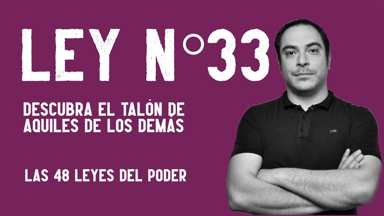 PSICÓLOGO EXPLICA el libro 📕 Las 48 Leyes del Poder 📕 II Ley #33 II Psicología del poder