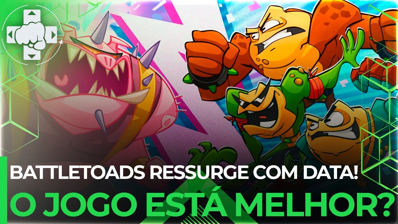 BATTLETOADS RESSURGE DO NADA E TEM DATA! O JOGO EST&Aacute; MELHOR? VEM VER!