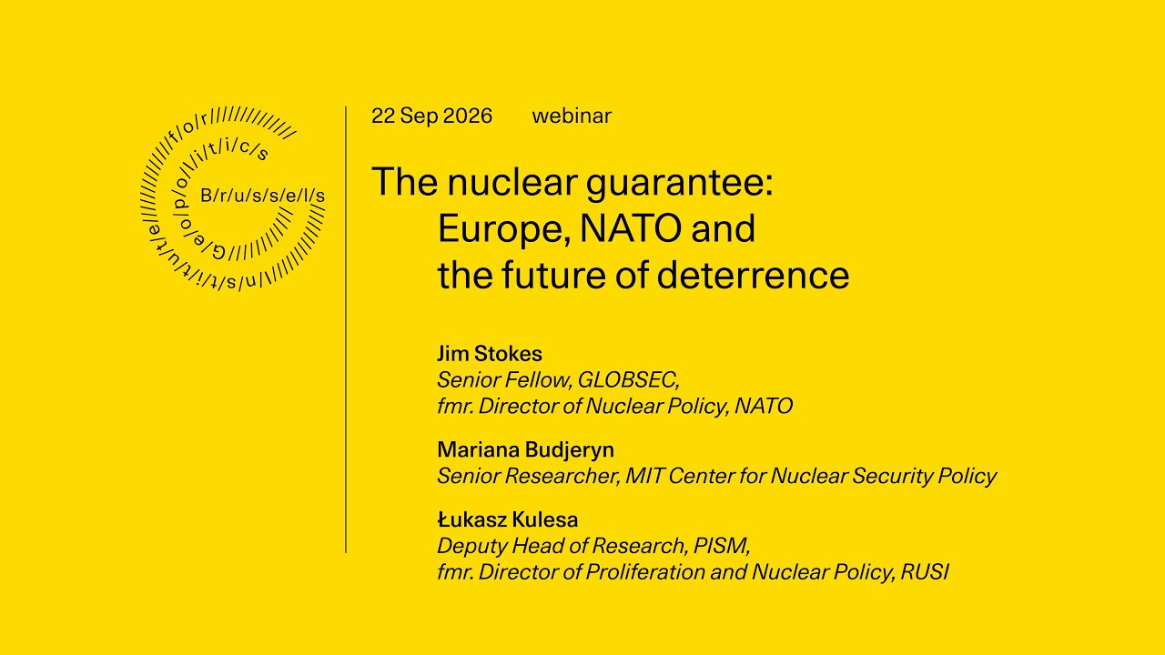 The nuclear guarantee: Europe, NATO and the future of deterrence