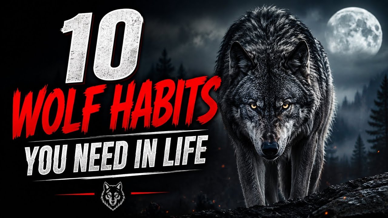 10 Wolf Habits that will transform you 🐺🐾