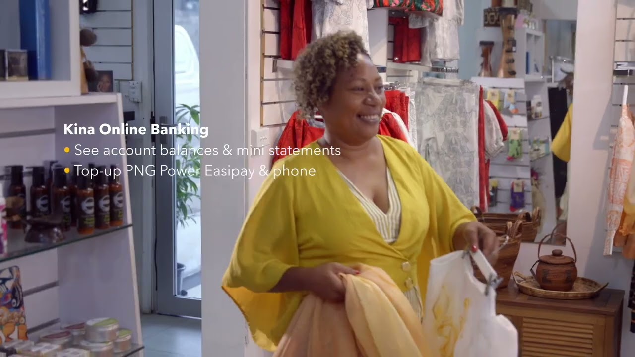 Kina Bank Ambassadors Tabu Warupi - Kina online banking