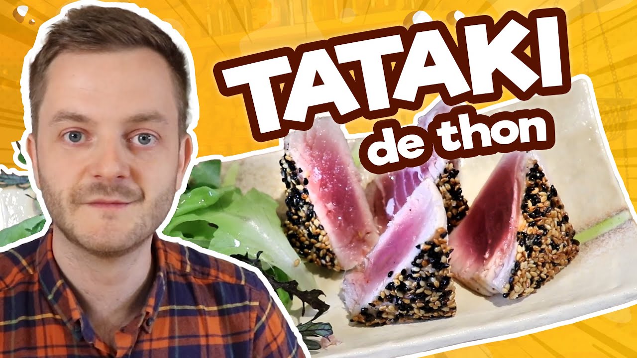 TATAKI DE THON : avec sauce PONZU  | RECETTE