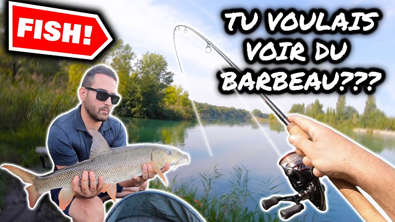 Pêche complètement DINGUE de BARBEAU au FEEDER avec un Abonné!