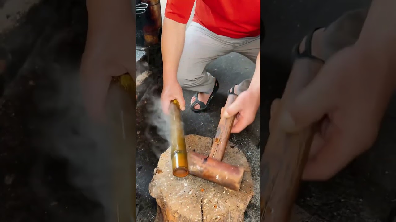 How to Make Bamboo Tube Rice? Street Food Cooking Tutorial