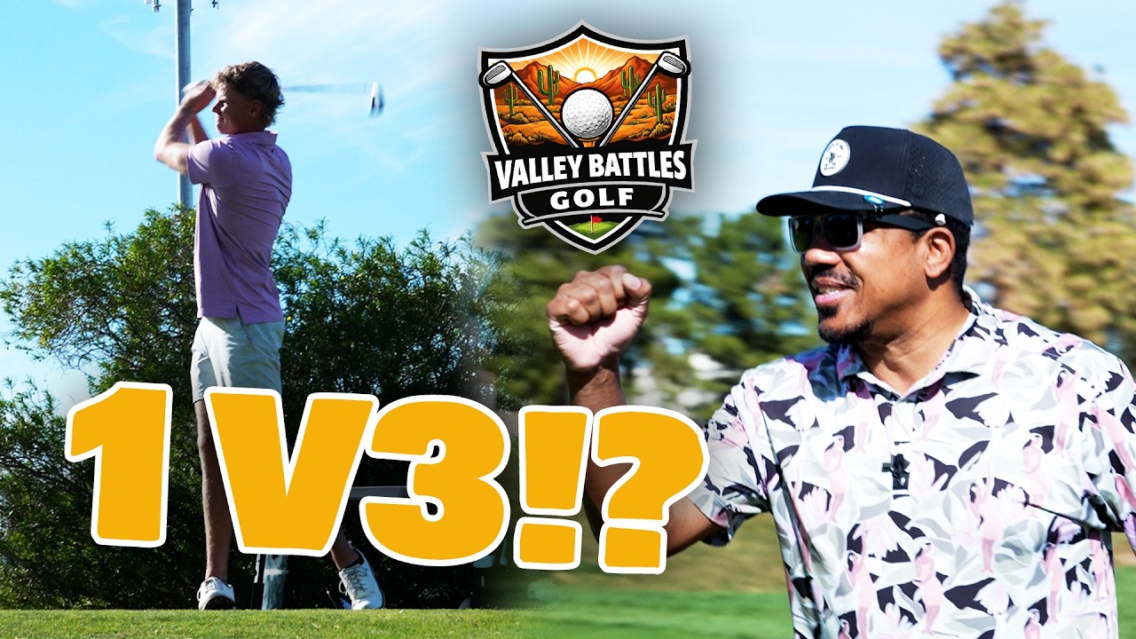 $1000 Arizona GOLF MATCH 1V3 | JOES VS THE PRO EP.1 | 18 Holes Stroke Play