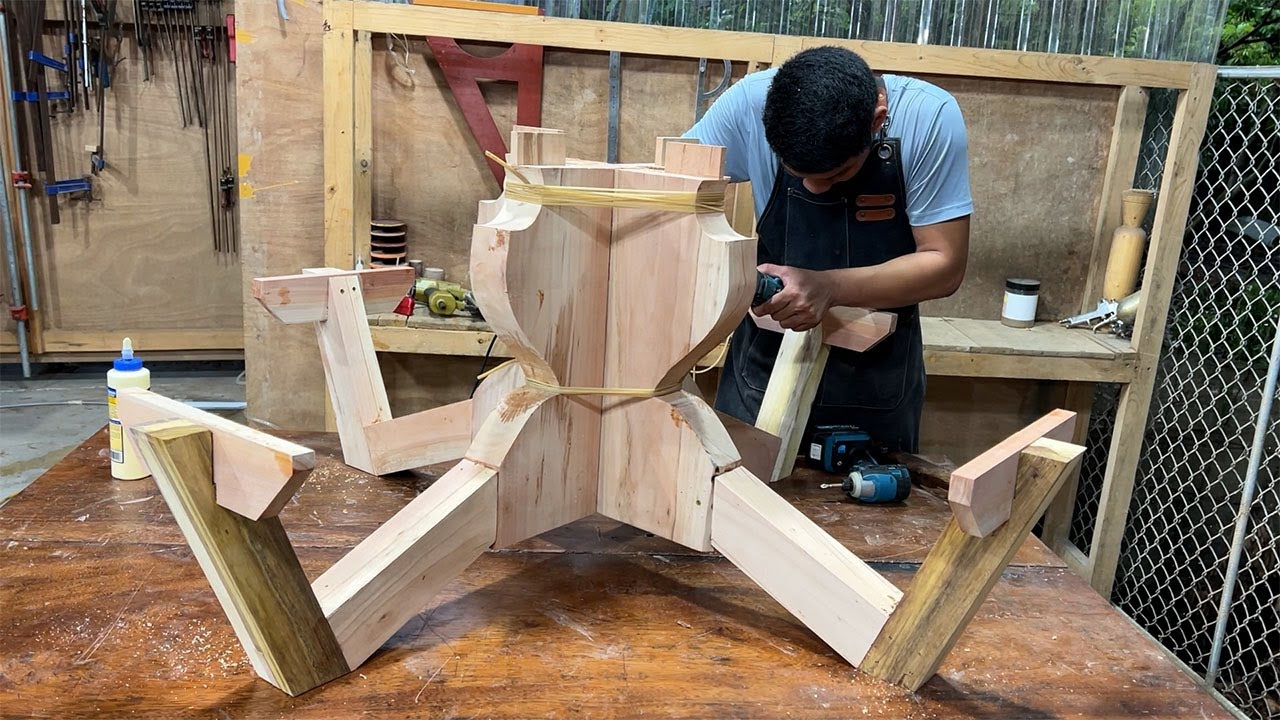 The Most Unique Coffee Table Designs by a Skilled Young Woodworker: Complex Craft from Premium Woods
