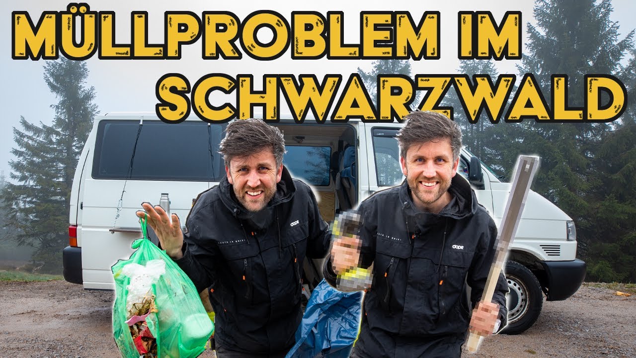 Müllproblem im Schwarzwald!! Camping Hängetisch bauen (Bulli VW T4)