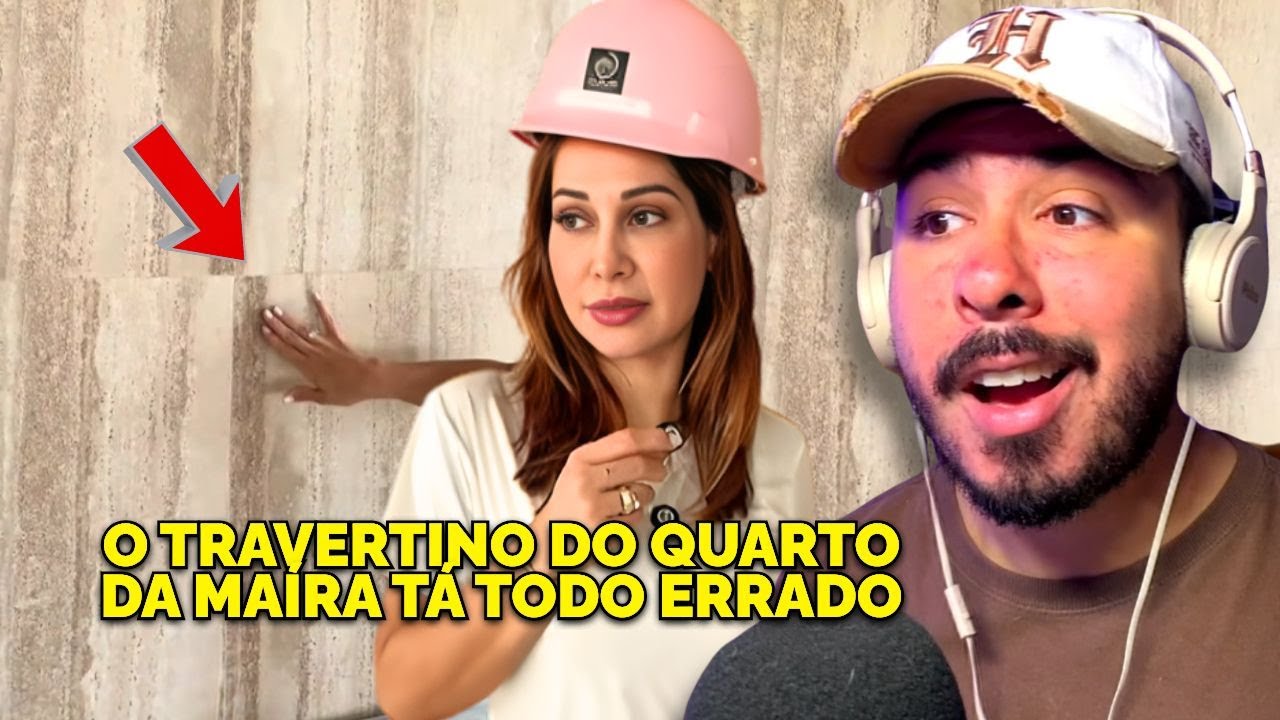 MAÍRA CARDI SE CHATEIA COM TRAVERTINO DA SUA SUÍTE PT62