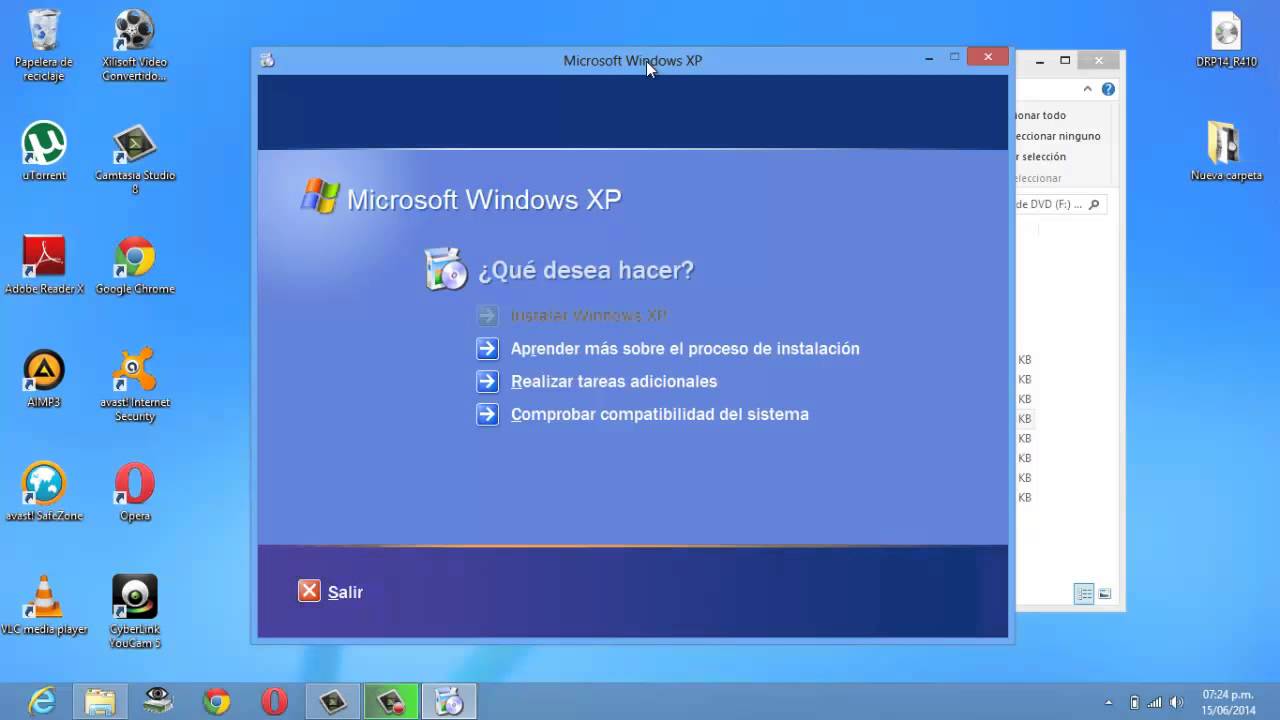 Windows XP SP3 32 bits iso booteable 1 link