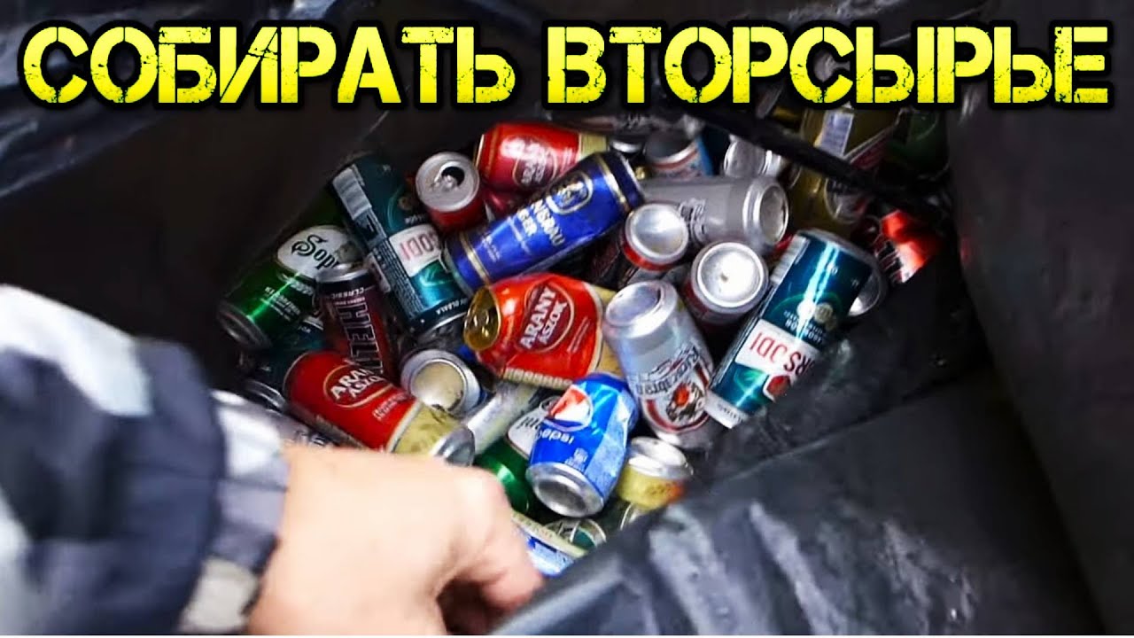 Сколько можно заработать на сборе алюминиевых банок ?