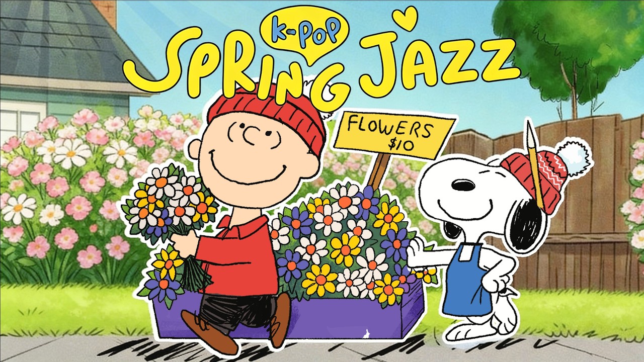 Playlist | 스누피와 함께하는 봄 아침 재즈 🌸☀️ 하루를 시작하는 행복한 음악 | Spring Jazz