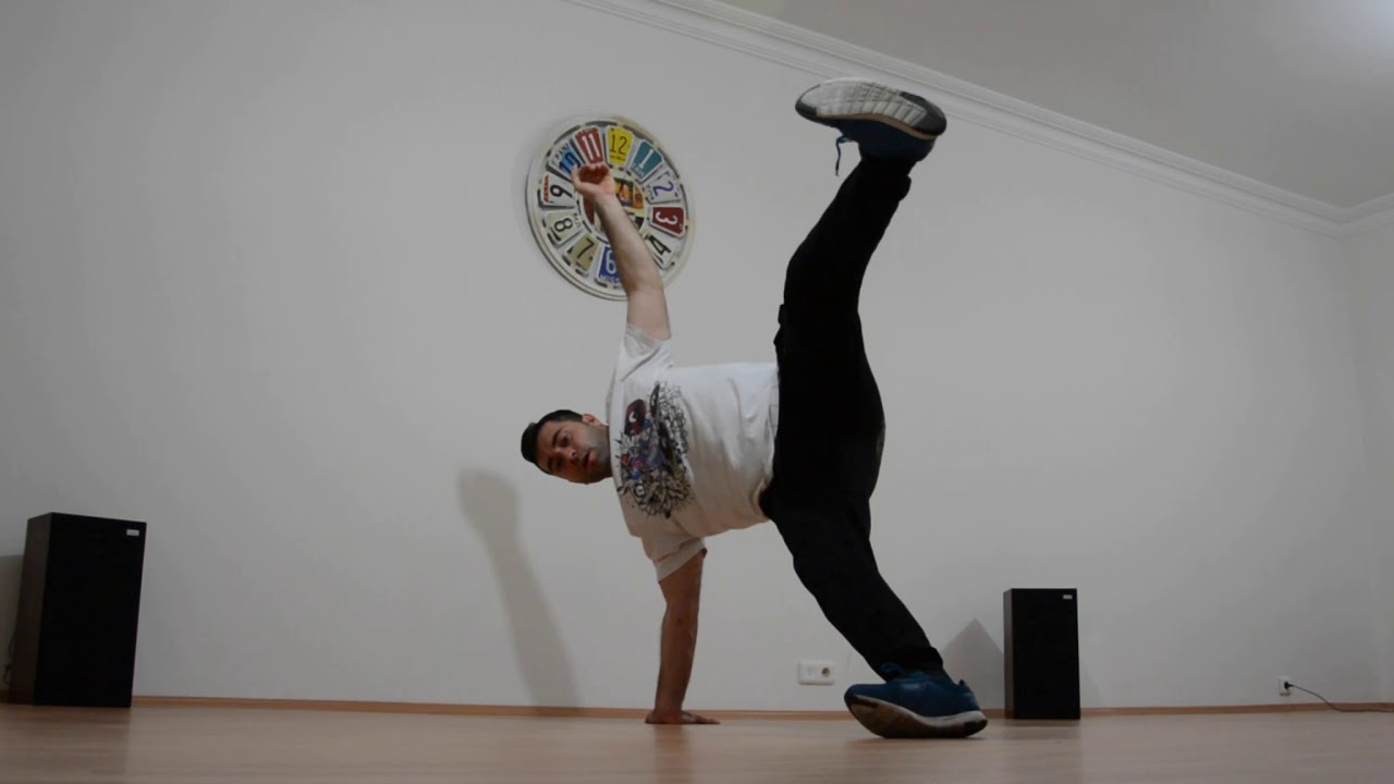 Break Dance Tutorial (Öğretim) : Zor Seviye - Bölüm 1 -Kulplu  (Flare)