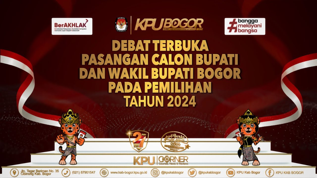 🔴LIVE Debat Terbuka Pasangan Calon Bupati dan Wakil Bupati Bogor | Sabtu, 26 Oktober 2024